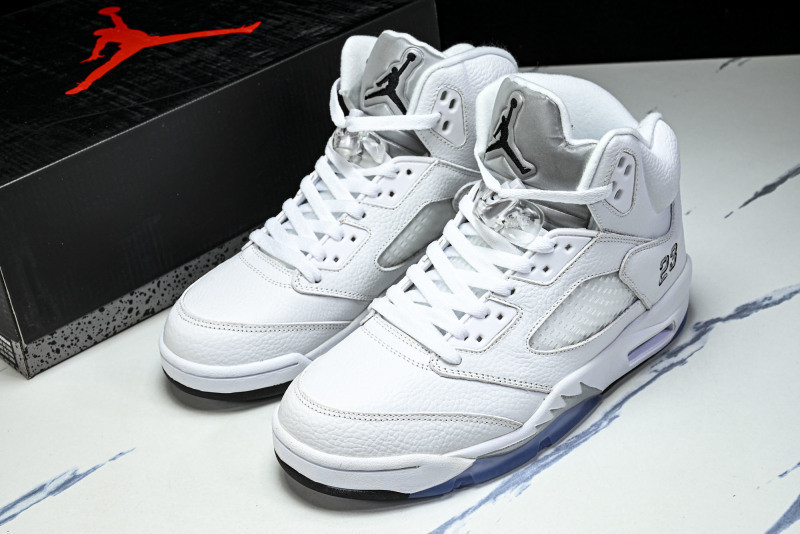 Air Jordan 5 Retro "White Metallic" HQ7978-103
