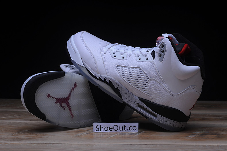 Air Jordan 5 Retro White Cement (GS) 440888-104