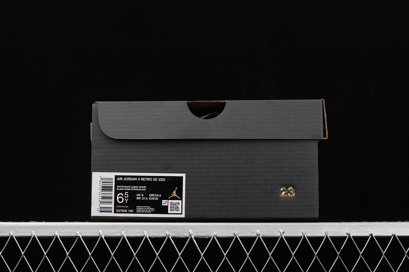 Air Jordan 4 GS “Lemon Venom” CV7808-100