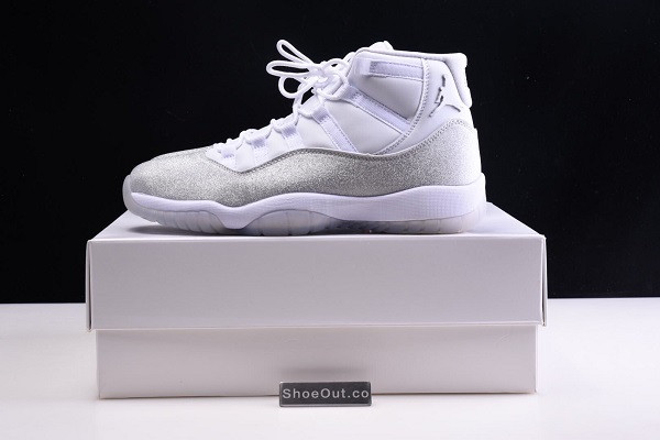 Air Jordan 11 Retro White Metallic Silver (W) AR0715-100