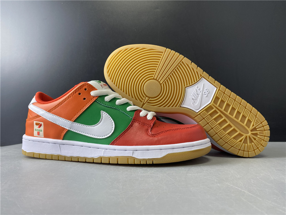 7 Eleven x Nike SB Dunk Low Orange Green CZ5130-600