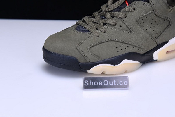 Travis Scott x Air Jordan 6 “Medium Olive” CN1084-200