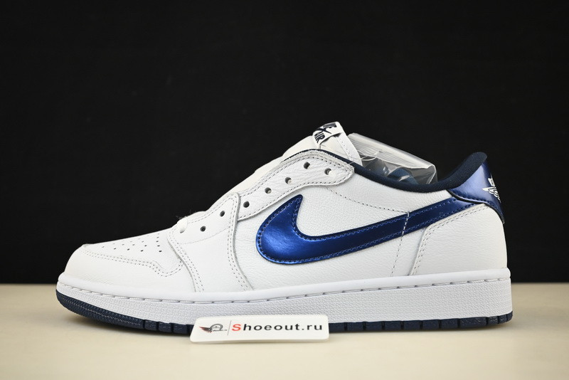 Jordan 1 Retro Low Metallic Blue  705329-106