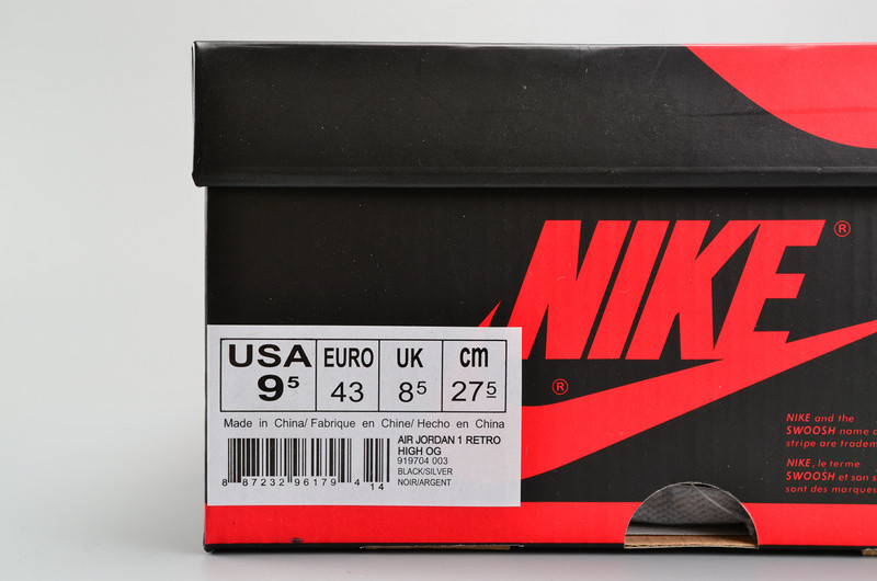 Air Jordan 1 Flyknit “Shadow” Black/Medium Grey-White mens 919704-003