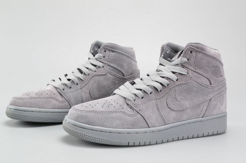 AIR JORDAN 1 RETRO HIGH BG (GS) wolf grey womens 705300-031