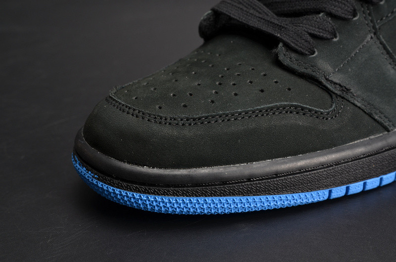 Air Jordan 1 Retro High OG “Quai 54”  Black/Italy Blue-University Red mens AH1040-054