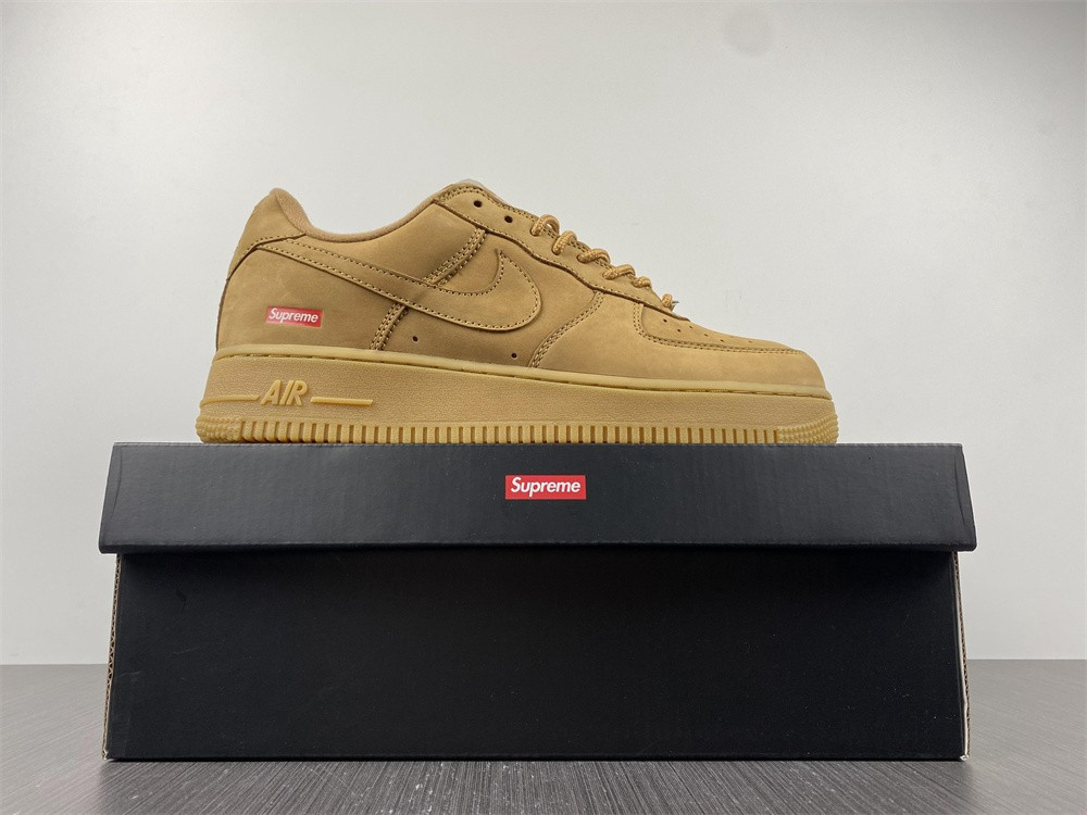 S*p reme x nike air force 1 low sp wheat dn1555-200
