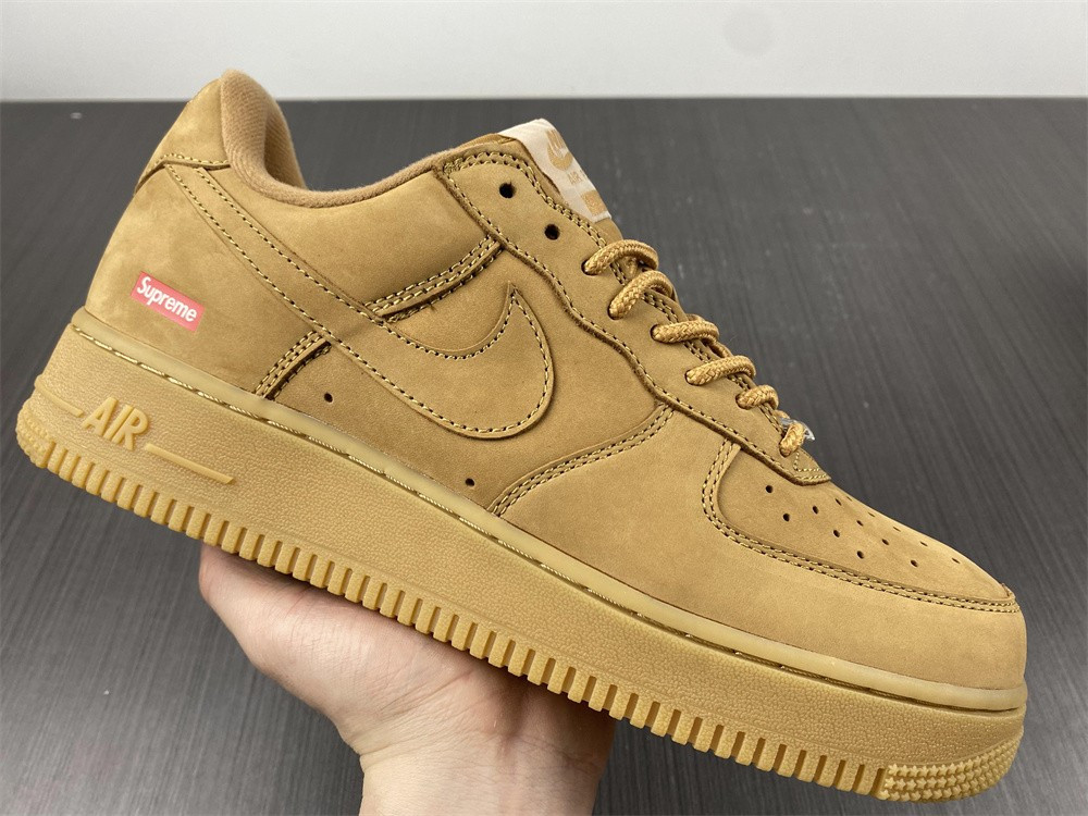 S*p reme x nike air force 1 low sp wheat dn1555-200