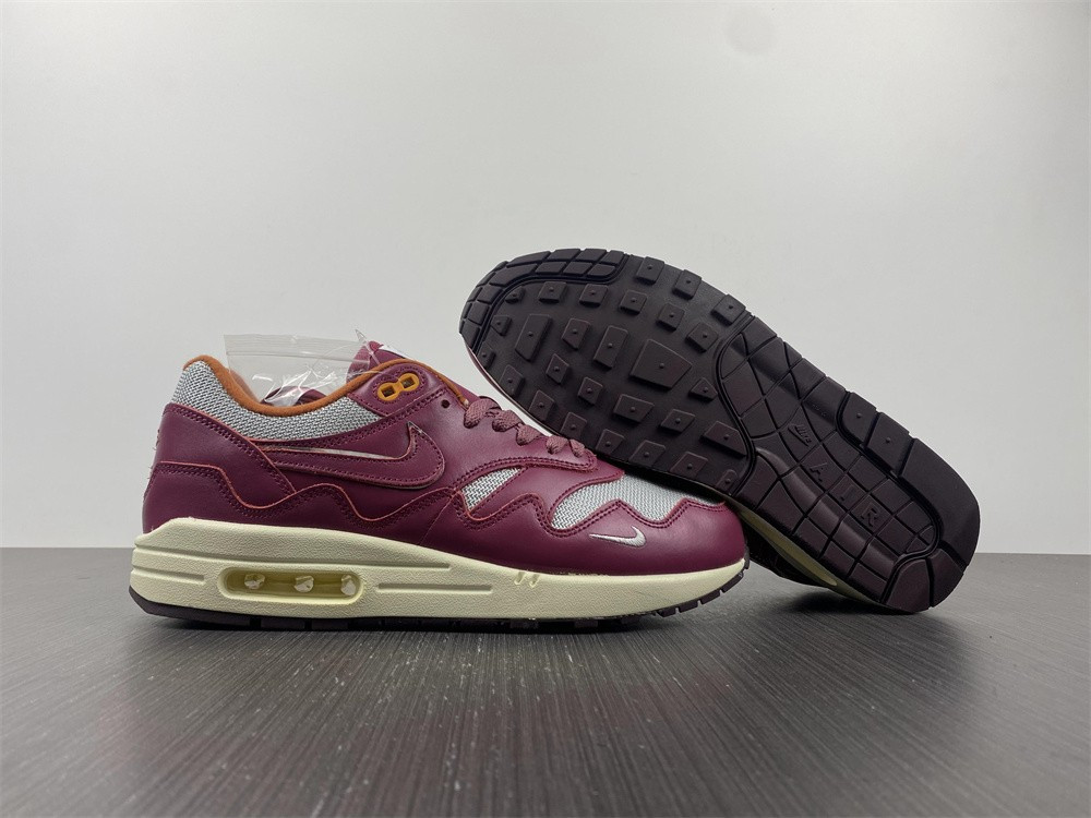 Nike Air Max 1 Patta Waves Rush Maroon  DO9549-001