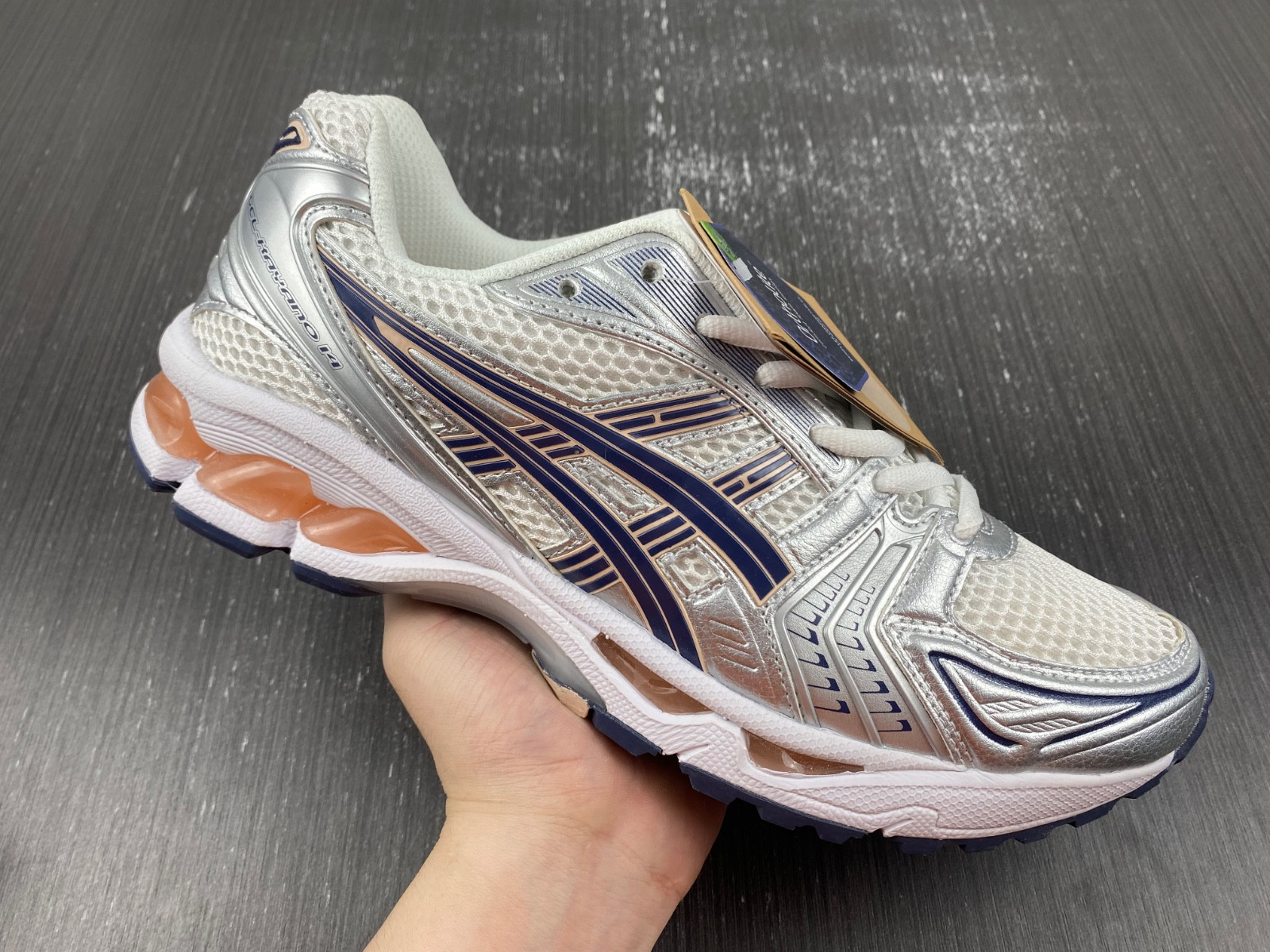 As*ic*s gel-kayano 14 white thunder blue  1202a056-103