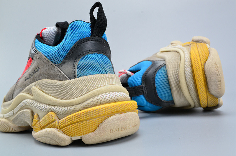 BLCG TRIPLE S TRAINER RED/ BLUE/ YELLOW 490673-W06E3-4365