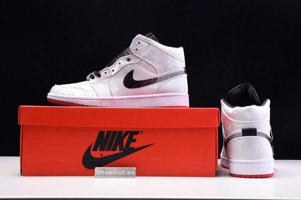 CLOT x Air Jordan 1 Mid “Fearless” CU2804-100