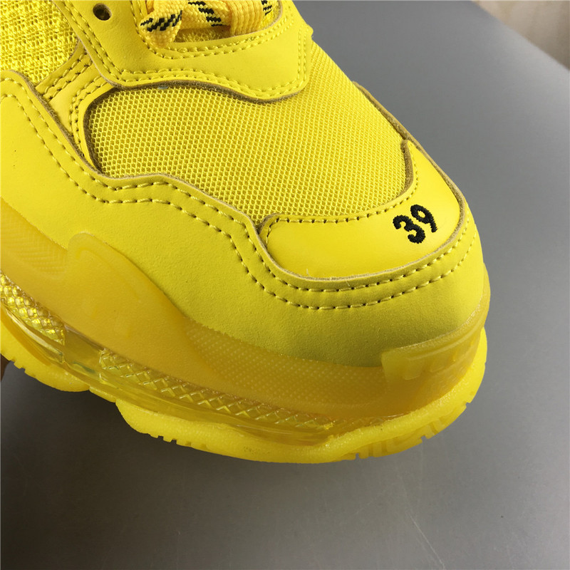BLCG Triple S Clear Sole Yellow 524036 W09OH 1298