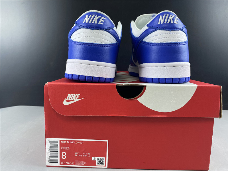 Nike Dunk Low SP Kentucky Blue White CU1726-100