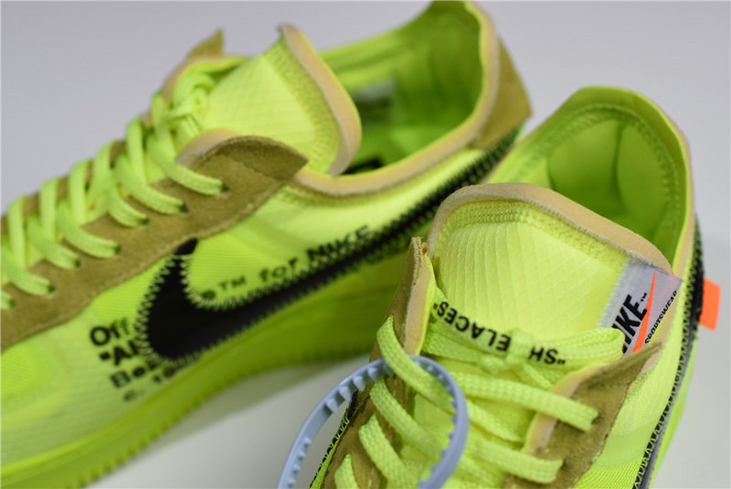 OFF White x Nike Air Force 1 Low “Volt” AO4606-700