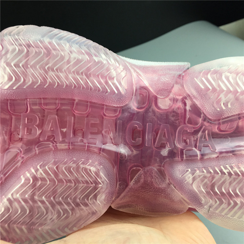 BLCG Triple S Clear Sole White Pink 544351 W09E1 1633