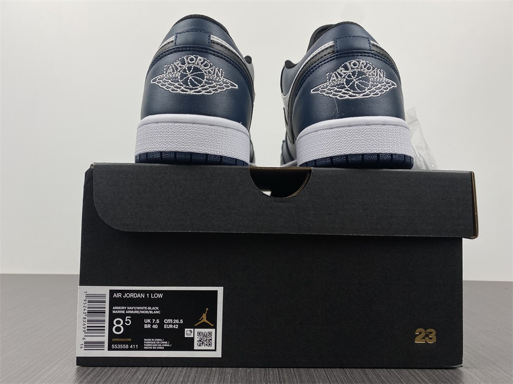 Air Jordan 1 Low "Dark teal" 553558-411