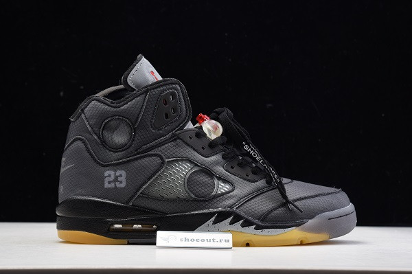 OFF White x Air Jordan 5 Black CT8480-001
