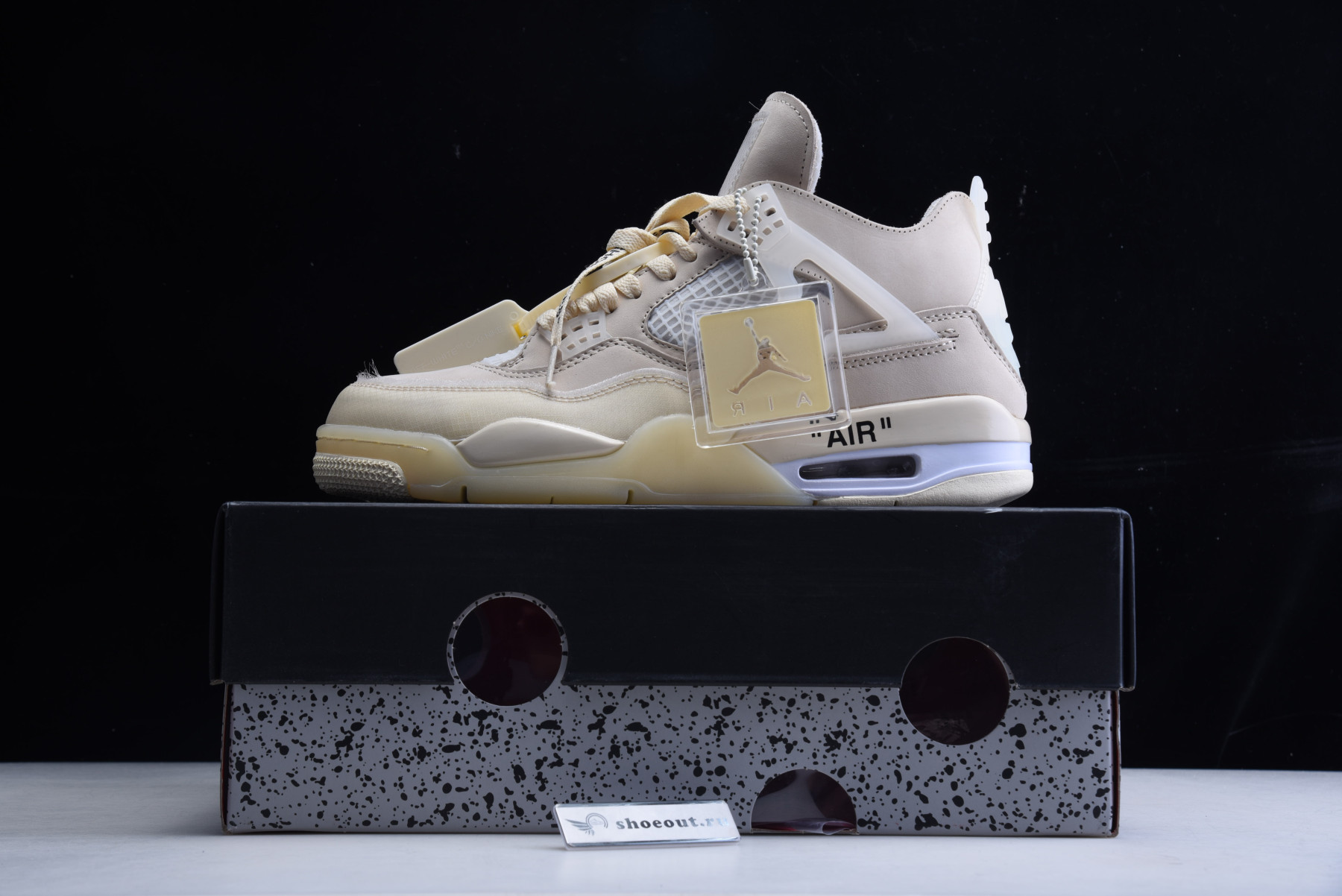 OFF White x Air Jordan 4 “Sail” CV9388-100