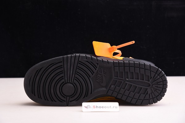 OFF White x Nike Air Rubber Dunk “University Gold” CU6015-700