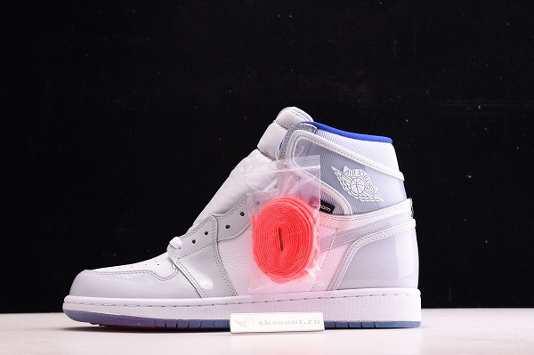Air Jordan 1 Retro High Zoom White Racer Blue CK6637-104
