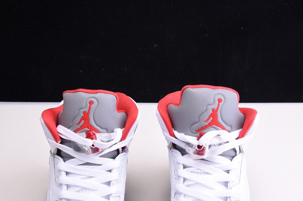 Air Jordan 5 Retro Fire Red Silver Tongue (2020) DA1911-102