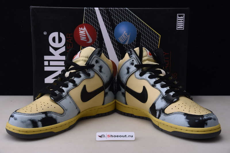 Nike Dunk High 1985 Black Acid Wash DD9404-700