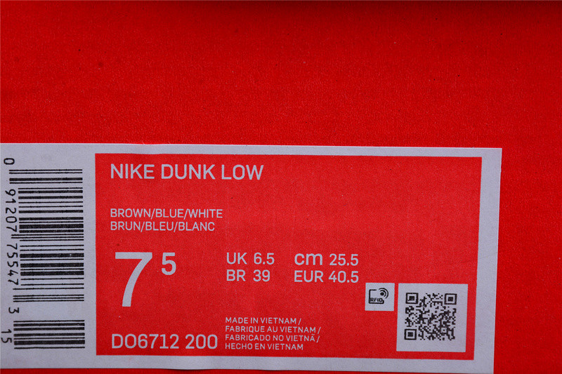 Nk Dunk Low "Dark Driftwood" DO6712-200