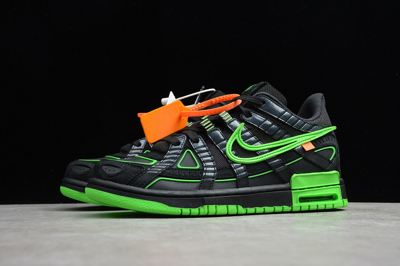 OFF White x Nike Air Rubber Dunk “Green Strike” CU6015-001
