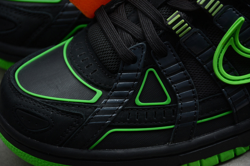 OFF White x Nike Air Rubber Dunk “Green Strike” CU6015-001