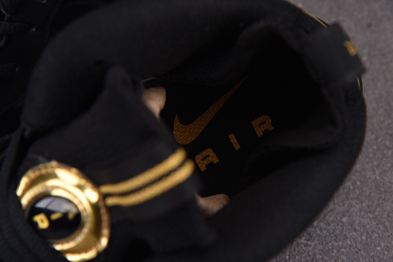 NK Air Foamposite Pro Black Metallic Gold 624041-009