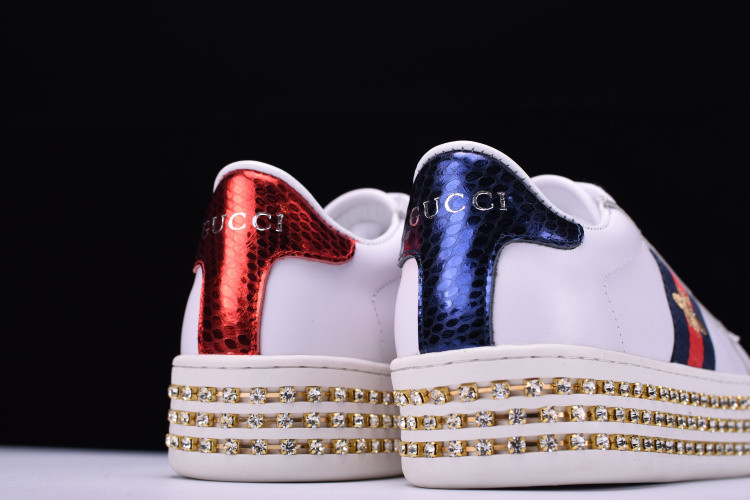 GC Ace Embellished SNEAKER WITH CRYSTALS 505995DOPE0