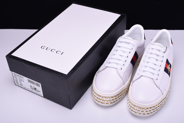 GC Ace Embellished SNEAKER WITH CRYSTALS 505995DOPE0