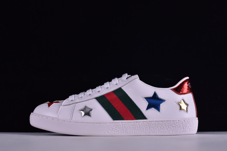 GC Ace Embroidered Low-Top Sneaker WITH COLORFUL STARS 431942-A38G1