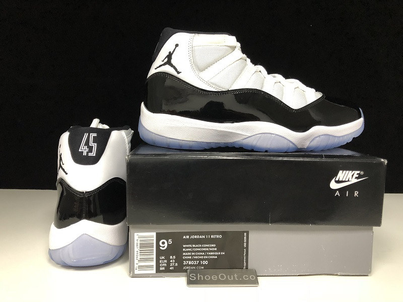 2018 Air Jordan 11 Retro "Concord" 378037-100