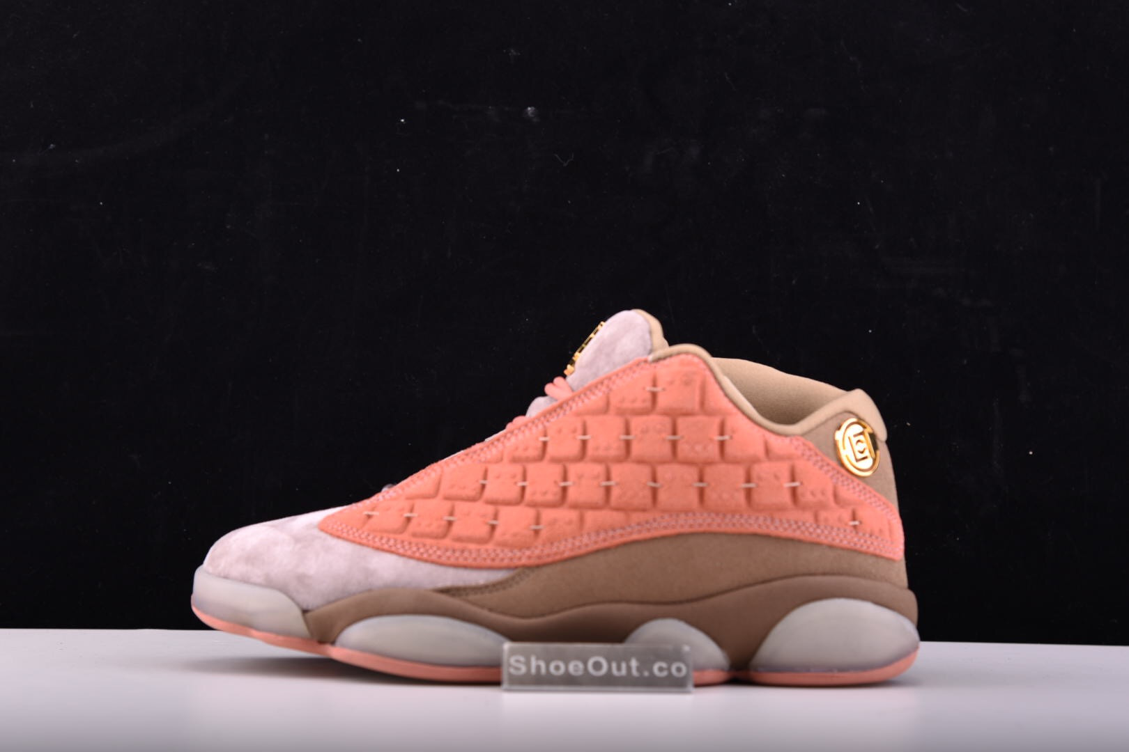 CLOT x Air Jordan 13 Low Sepia Stone/Canteen-Terra Blush AT3102-200