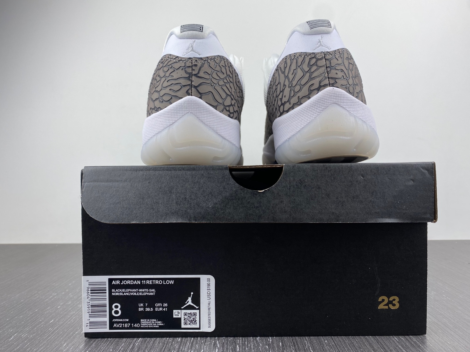 Air Jordan 11 Low “Elephant” AV2187-140