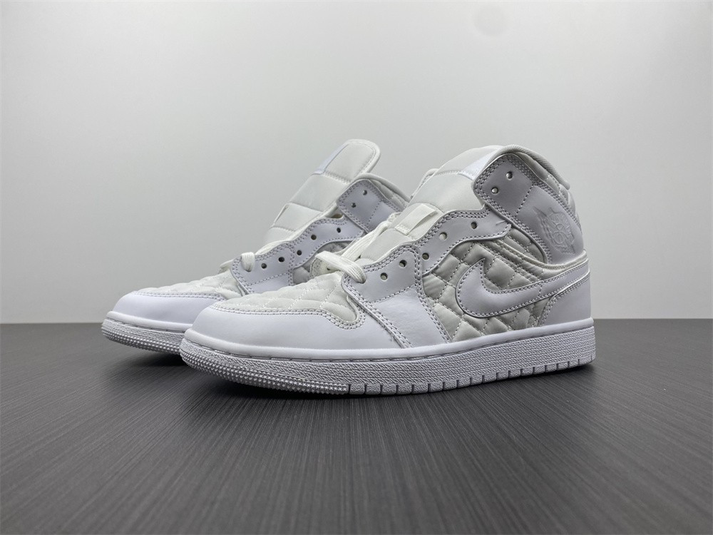 Air Jordan 1 Mid SE “White Quilted” DB6078-100