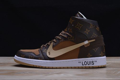 LUSV x OF x Air Jordan 1 Customs MENS AQ0818-202