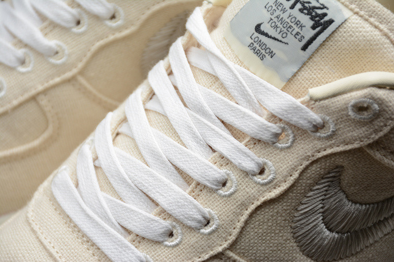 Stussy x Nike Air Force 1 Low Fossil Stone CZ9084-200