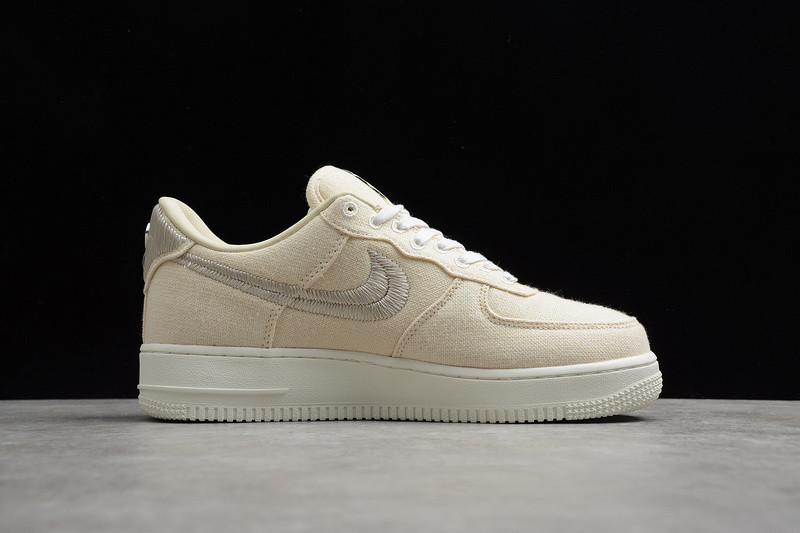 Stussy x Nike Air Force 1 Low Fossil Stone CZ9084-200