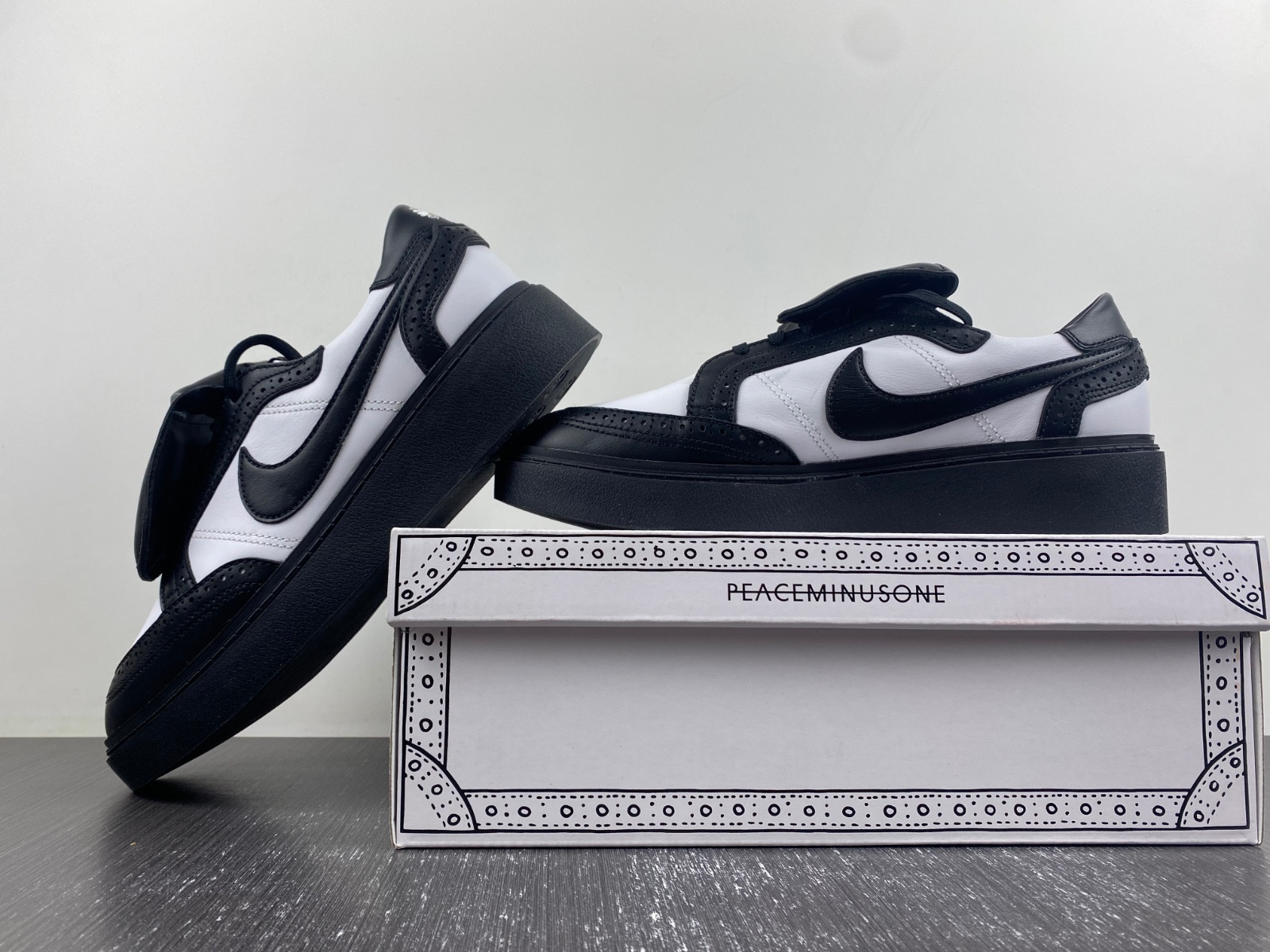 Peaceminusone​​​​​​​ x Nike Kwondo 1 “Panda” DH2482-101