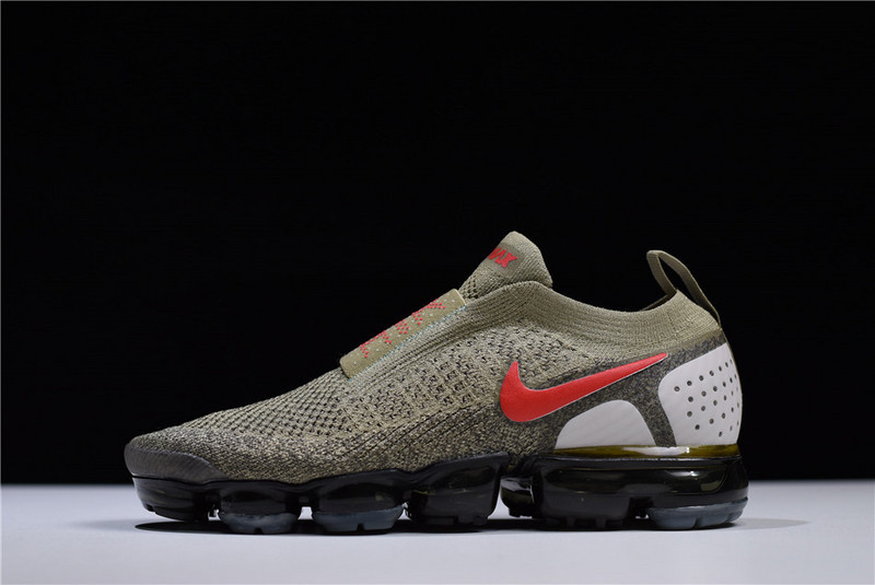 Nike VaporMax FK Moc 2 Natural Olive Habanero Red AH7006-200