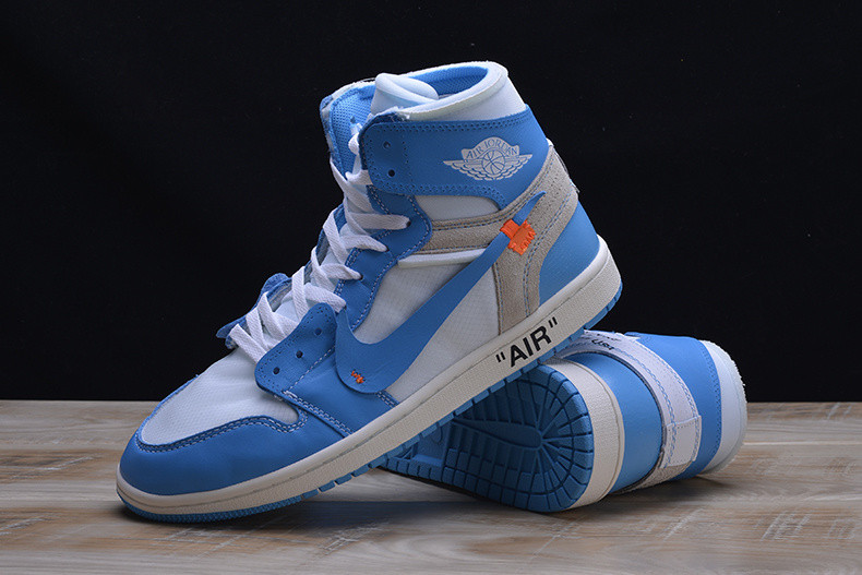 OFF WHITE Air Jordan 1 Powder Blue UNC AQ0818-148