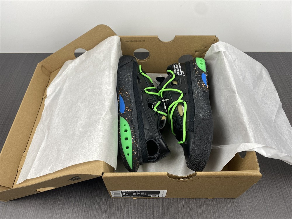 Nike Blazer Low x OF "Black / Green"  DH7863-001