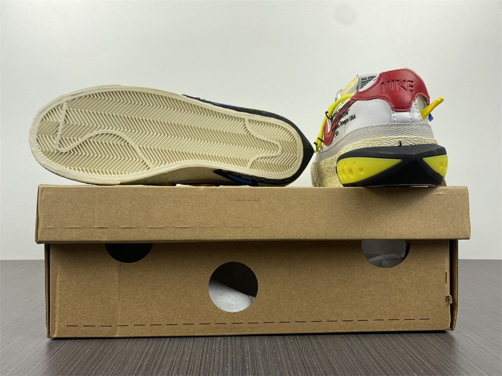 OF x Nike Blazer Low “White/University Red” DH7863-100