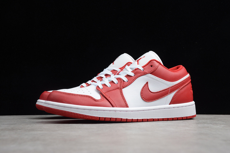 Air Jordan 1 Low  Gym Red White 553558-611