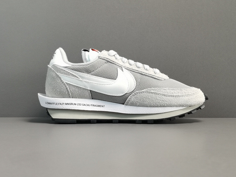 Fragment Design xSacai xNike LDWaffle ＂Light Smoke Grey＂DH2684-001