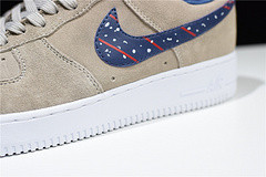 Nike Air Force 1 Low Moon Landing Particle Indigo Tan Blue Red AQ0556 200