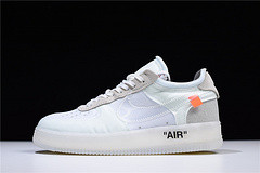 OFF White x Nike AIR FORCE 1 LOW "All White" AO4606 100